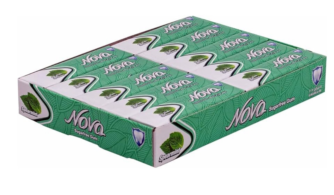 Nova Spearmint Gum